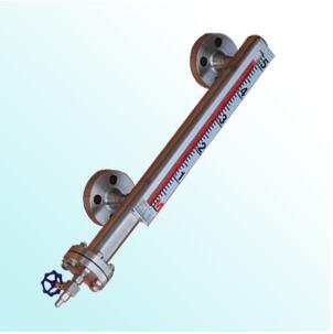 High temperature and high pressure magnetic flap level gauge